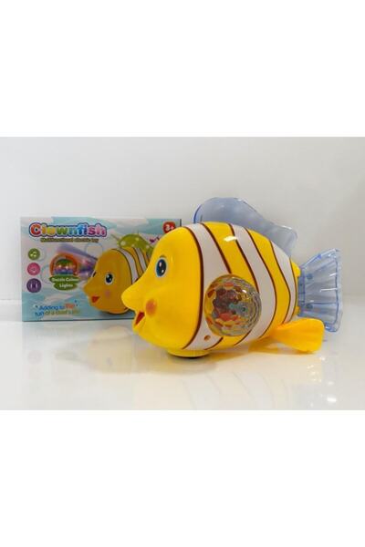 Mia Oyuncak Balık Sevimli Balık Işıklı Sesli 20 Cm