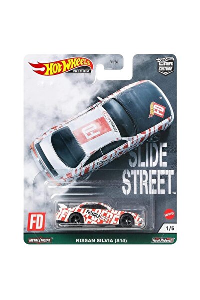 HOT WHEELS Premium Car Culture Slide Street Nissan Silvia (S14)