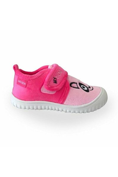 GEZER Nursery Girl's Single Strap Slippers Shoes Pink
