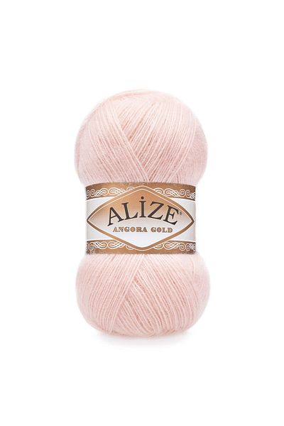 Alize Angora Gold 271 Pink Pearl Color Πλεκτό νήμα - 5 τεμάχια