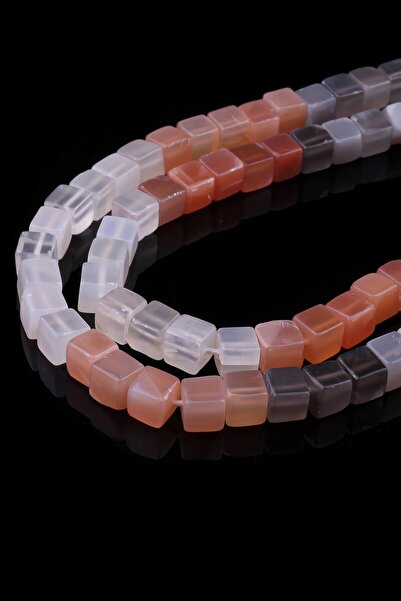 Dünya Doğal Taş 6x6 мм кубічний сонячний камінь, серія - Dizi0293