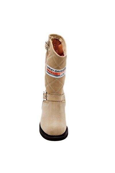 Harley Davidson Laconia Kadın Bej Süet Deri Bot