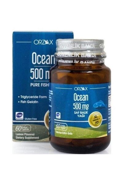 Ocean Ocean Fish Oil 500mg - 60 Capsules Food Supplement