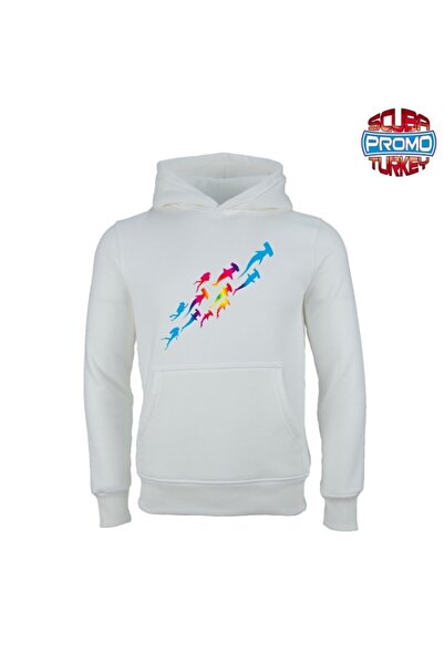 SCUBAPROMO Shark Freedom Kangru Pocket Sweatshirt B