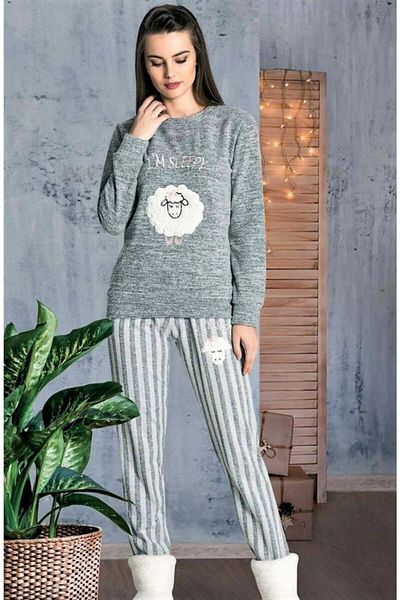 DOWRY Set de pijamale de iarnă cu mâneci lungi