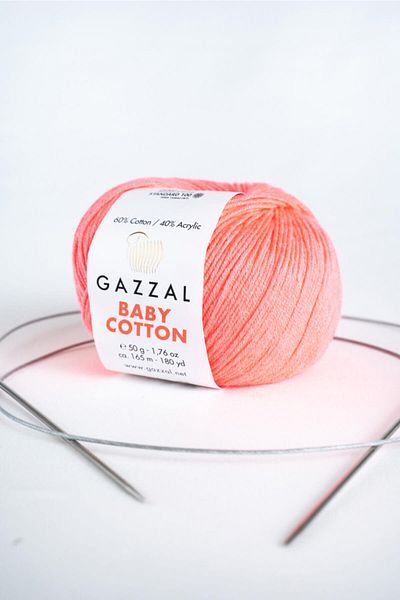 Gazzal Baby Cotton Amigurumi, Ίνα Πλεξίματος Punch 50 γρ (3458)