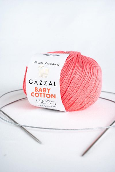 Gazzal Βρεφικό Βαμβακερό Amigurimi Punch Πλεκτό Νήμα 50 gr 3435