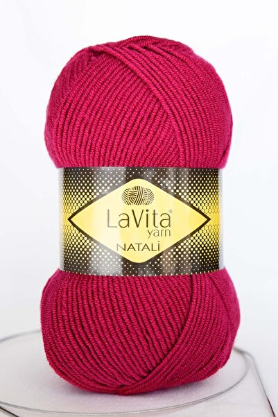 LaVita Yarn غزل الحياكة اليدوية ناتالي 9596 روز (TAKA YARN)