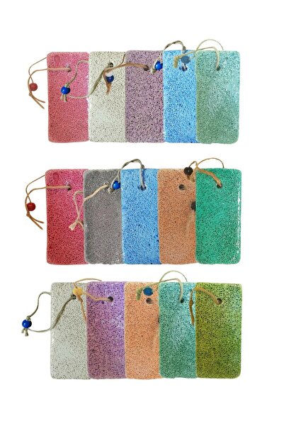 LOVYCO Topuk Ponza Taşı 1 Adet Banyo Ayak Törpü Topuk Ponza Taşı Klasik Karışık Renkli