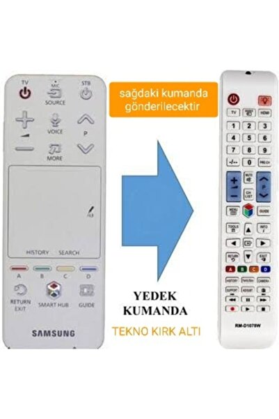Samsung Tüm Akıllı, Sihirli, Mouseli,smart, Hd Kumanda Yerine Uyar Beyaz