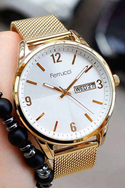 Ferrucci Men's Wristwatch with Bracelet Gift 190092