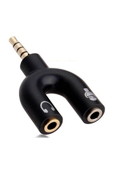 HADRON Moda Kulaklık Mikrofon Çoklayıcı 3.5 Mm Splitter Switch Stereo Dönüştürücü