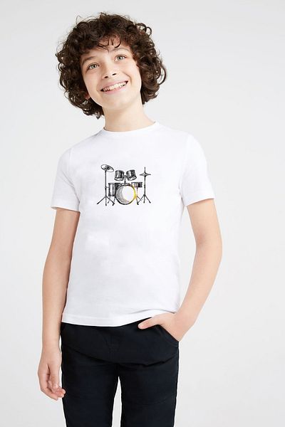 QIVI Tricou imprimat unisex pentru copii
