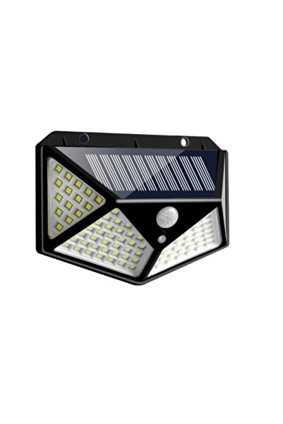 Genel Markalar 100 Ledli Solar Sensörlü Duvar Tipi Led Aplik Güneş Enerjili P...