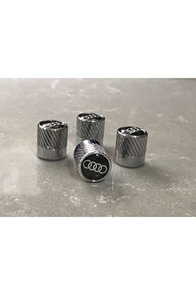 CMS OTO AKSESUAR Metal Logolu Audi Sibop Kapağı - Metal Sibop Kapağı Audi - L...