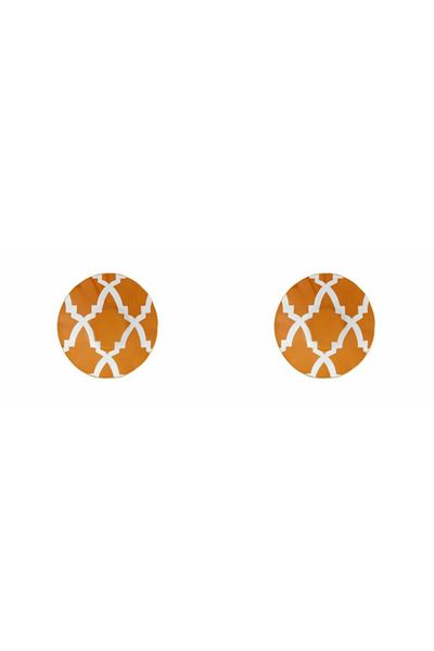 Porland Morocco Orange Ergonomic Tea Plate 12cm 2-Piece 04ap021487