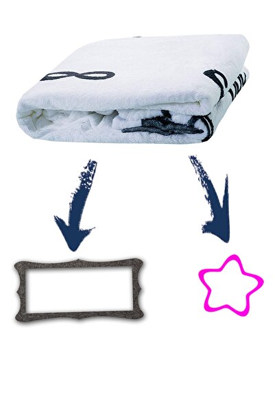 Moky Design Bebek Anı Battaniyesi Polar, Yenidoğan Aylık Konsept Fotoğraf Çekim Örtüsü 150x100 Cm