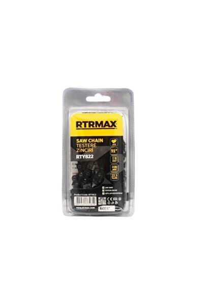 Rtrmax Rty822 Ağaç Kesim Motoru Zinciri 300 Mm 22,5 Diş