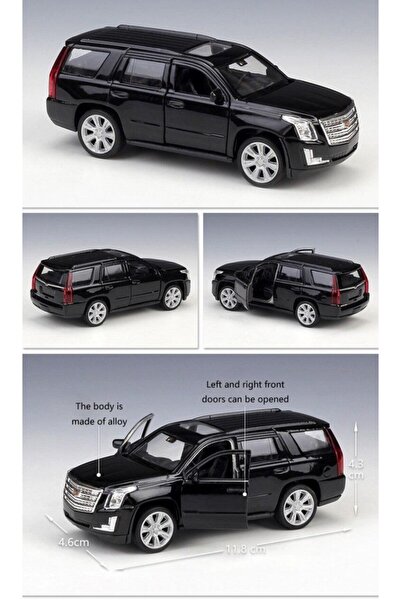 WELLY Siyah Cadillac Escalade Model Araba