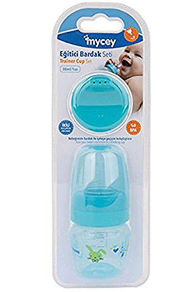 mycey Eğitici Bardak Seti Mavi 2li Kullanım 30ml No:1 K:5051