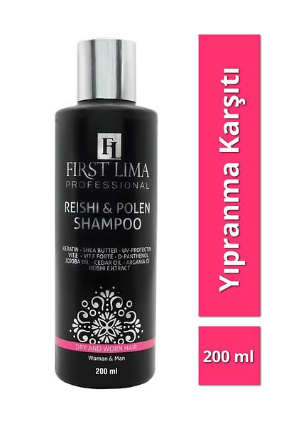 First Lima Professional 200 ml Reishi & Pollen Special Care Shampoo - for Damaged Hair