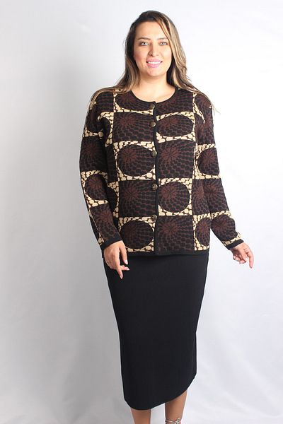 Sude Ekl Black 2-Piece Knitwear Set 187
