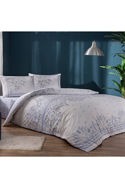 Taç Robin Ranforce Çift Kişilik Nevresim Takımı Lila