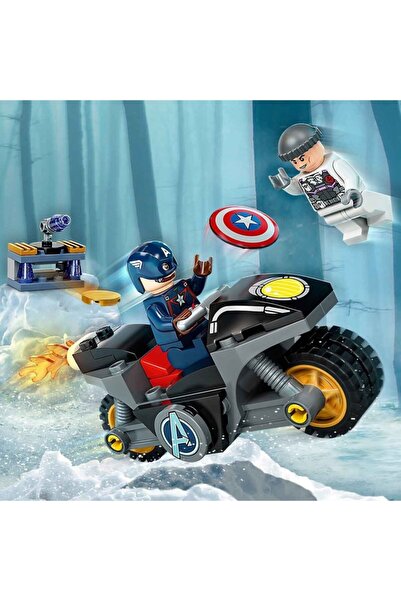 Sunman 76189 Lego® Marvel, Kaptan Amerika Ve Hydra Karşılaşması / 49 Parça / +4 Yaş