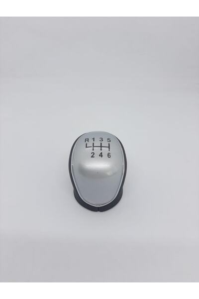 Favori Auto Parts Chevrolet Aveo (t300) 6-Speed Leather Gear Shift Knob with Gray Scheme
