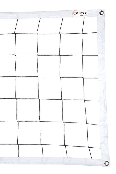 Güçlü File J105 Voleybol Filesi Ağı - 4 Tarafı Brandalı 2mm - 9mt