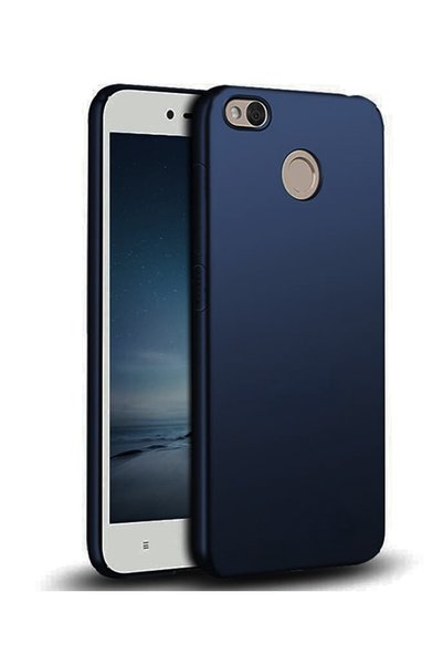 Molly حافظة سيليكون غير لامعة متوافقة مع هاتف Xiaomi Redmi 4x باللون الأزرق ا...