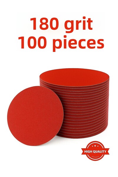 irişka مجموعة أدوات الصنفرة اللاصقة ذات الخطاف والحلقة، حبيبات 115 و180، 100 ...