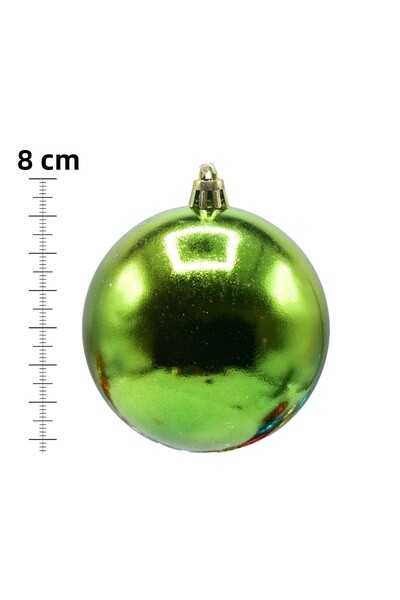 Waldern Στολίδι Χριστουγεννιάτικου Δέντρου Cici Top 8 εκ. Σετ των 6