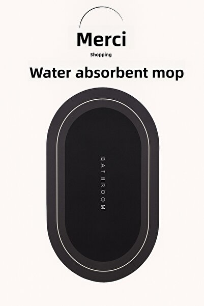 Mersi SHOP Μαλακό μαλακό σιλικόνης με φύκια που απορροφά το νερό Χαλάκι δαπέδ...