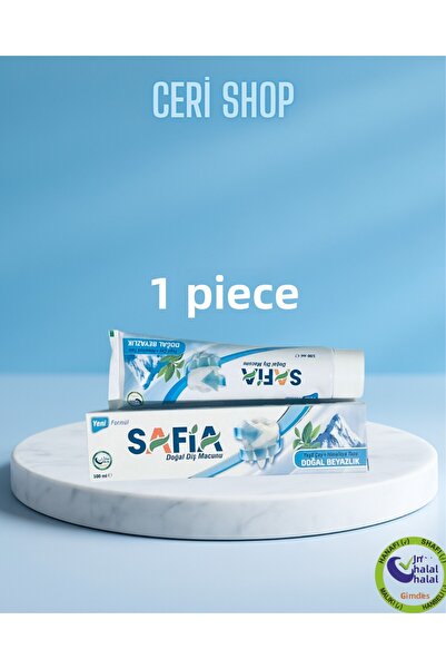 Safia Toothpaste 100 ml Green Tea + Himalayan Salt Gimdes Halal Certified