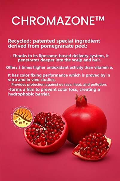 PANORAMA PROFESSIONAL Longevity - Shampoo for Colored Hair - Chromazone and Pomegranate Pigment Dye Protection - Sulfate-Free 350 ml