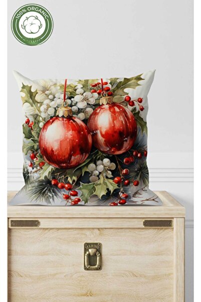 MOSHEYA HOME Christmas Patterned Double-Sided Digital Printed 100% Cotton Dec...