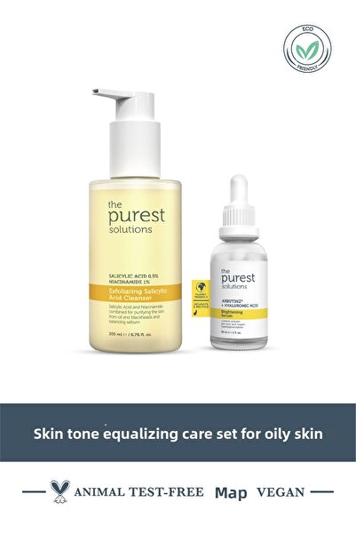 The Purest Solutions Skin Tone Equalizing Care Set for Oily Skin