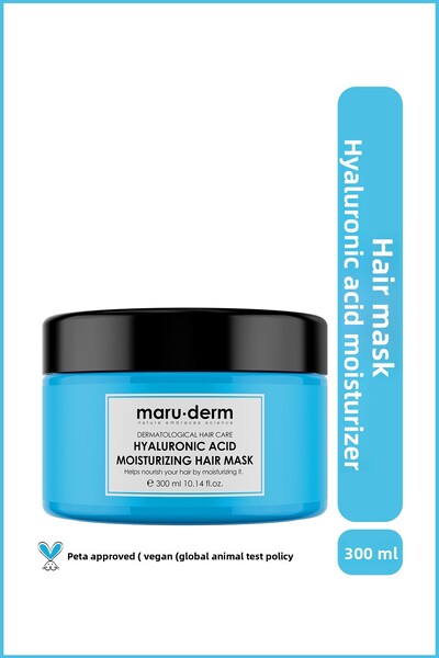 Maru.Derm Hair Mask - Hyaluronic Acid Moisturizing Hair Mask 300 ml |   All H...