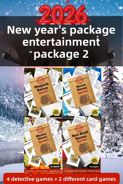 GameBulance New Year Special Entertainment Game Pack, Detective Game, Box Game, Case Solving Game, New Year Special Package-2