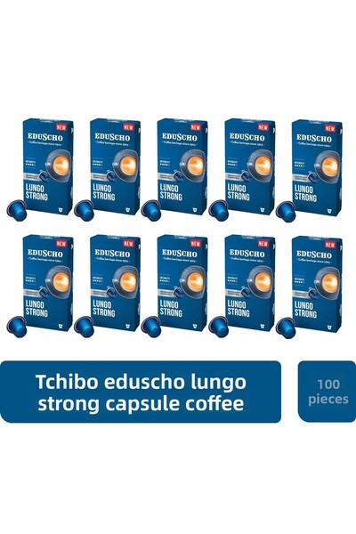 Tchibo قهوة إدوسشو لونغو القوية، 100 كبسولة