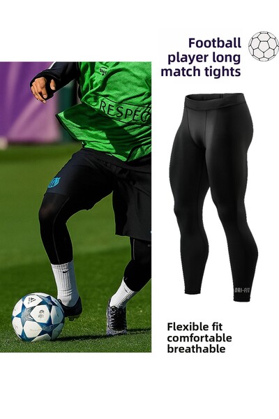 GAZELMANYA Long Prof Soccer Tights Athlete's Tights Football Tights under Shorts Tights Footballer Tights Running Tights