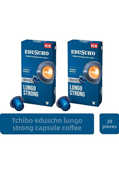 Tchibo قهوة إدوسشو لونغو القوية، 20 كبسولة