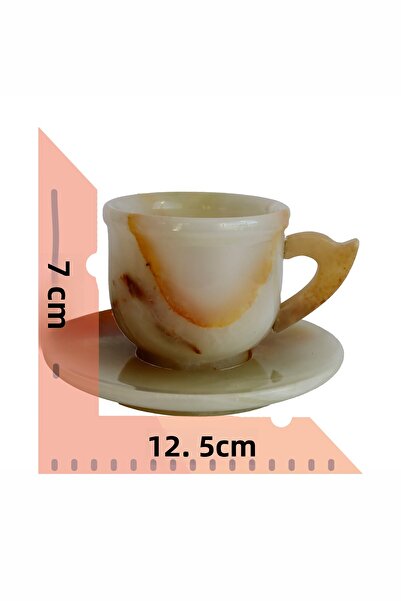 taru pasaj Onyx Natural Stone 2-Piece Cup and 3-Inch Ash Tray Set – Handmade Stylish Decorative Gift.