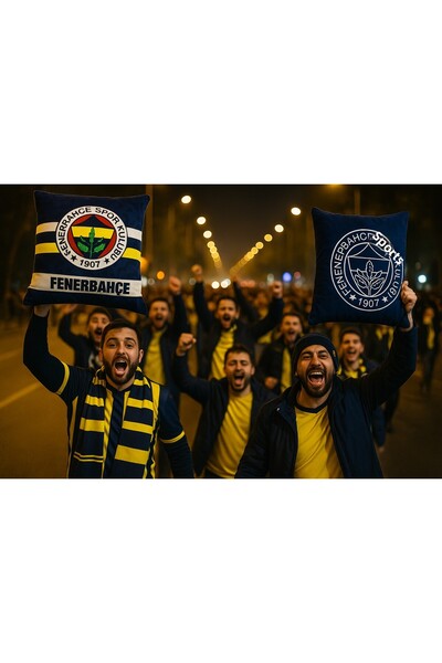 Fenerbahçe Pernă cu bandă licențiată 1 bucată – În colțul de sus al casei, pe...
