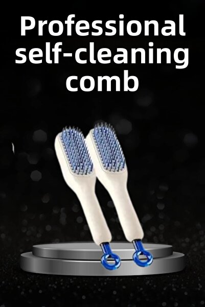 shopwave فرشاة شعر صحية ذاتية التنظيف بتقنية مضادة للكهرباء الساكنة