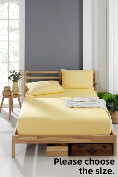 Valezium Akfil Fabric Elastic Fitted Pillowed Sheet Set