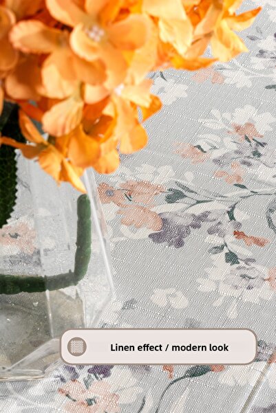 Elart Floret Tablecloth Digital Printed (160X220 cm) Green