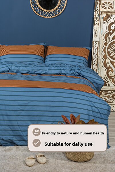 Elart Σετ Παπλωματοθήκης Arden Μονό Κρεβάτι 100% Βαμβάκι Ranforce Ελαστικό σεντόνι (160x220 cm)