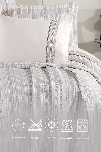 Elart Mellow Modern Dowry Package 7 Pieces (240X250 cm) Gray